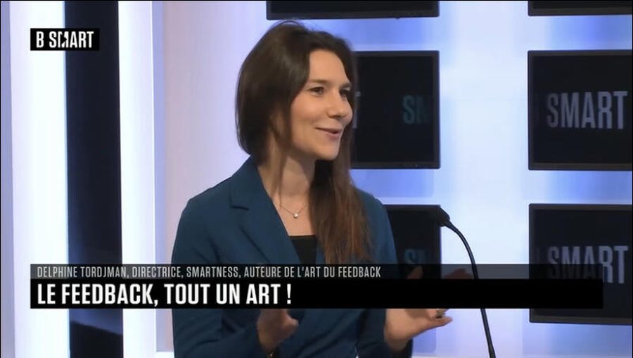 Delphine Tordjman sur le plateau de Smart @Work, BSmart TV