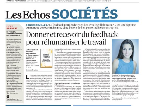 Interview de Delphine Tordjman dans People at Work